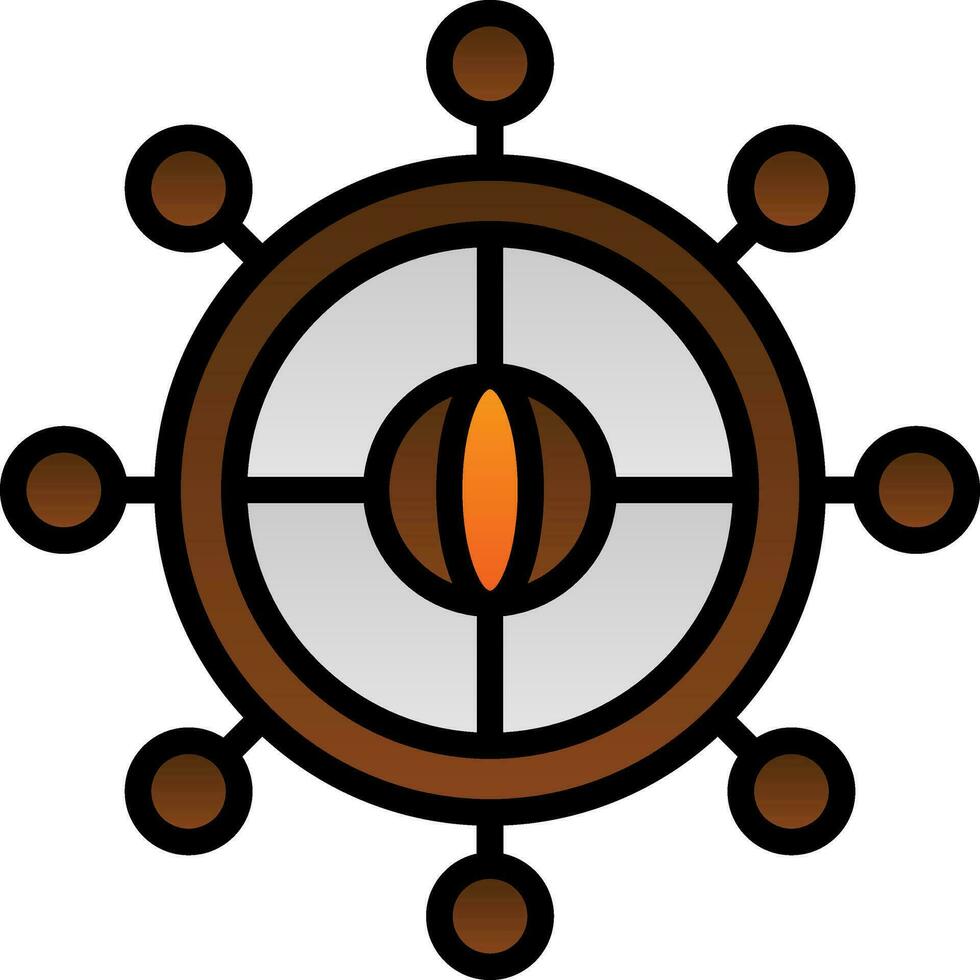 Rudder Vector Icon Design
