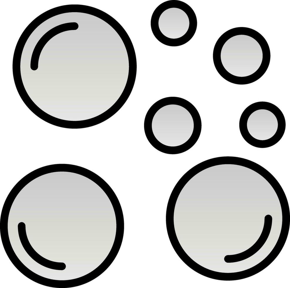 Bubbles Vector Icon Design