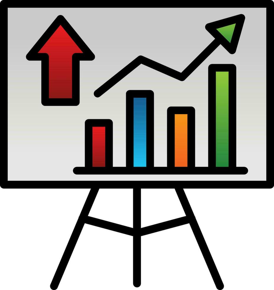 Chart Vector Icon Design