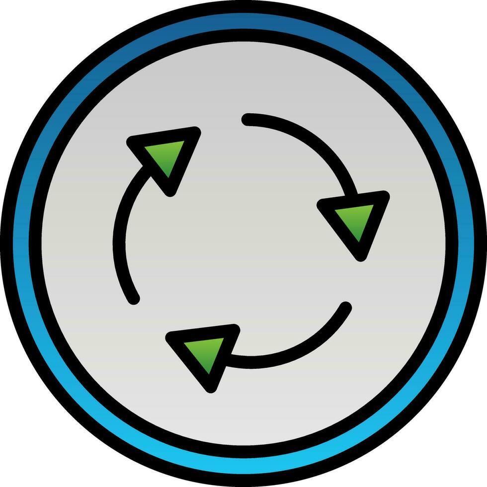 diseño de icono de vector de ciclo