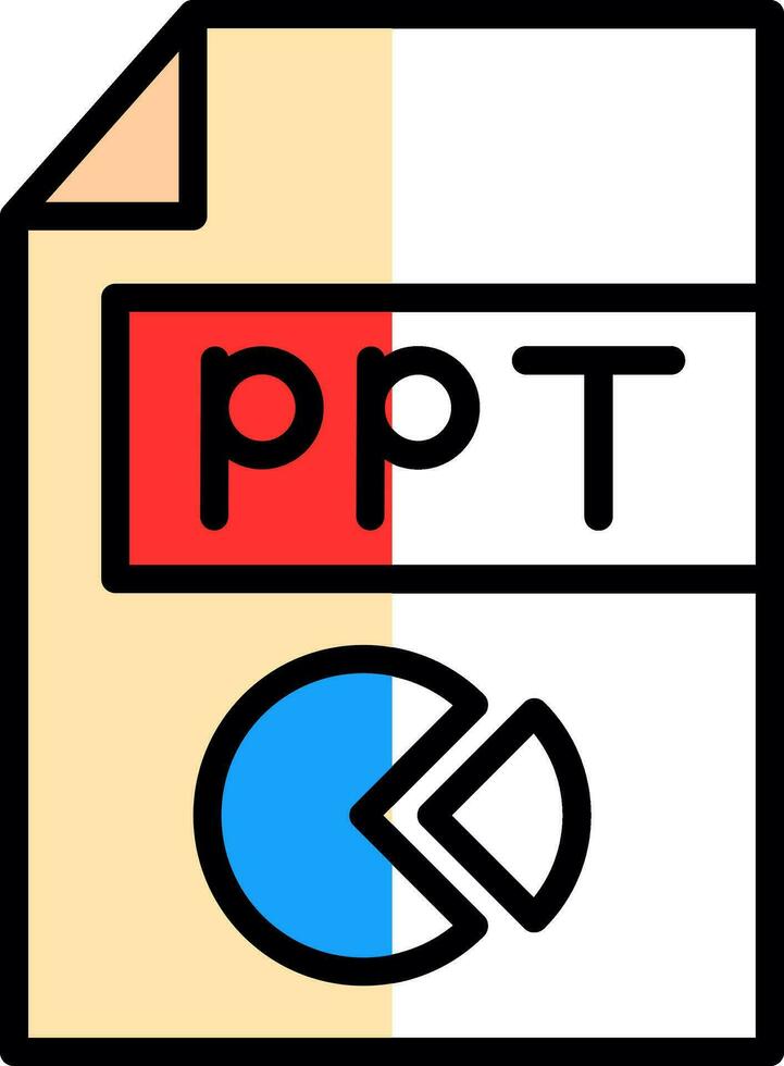 Ppt  Vector Icon Design