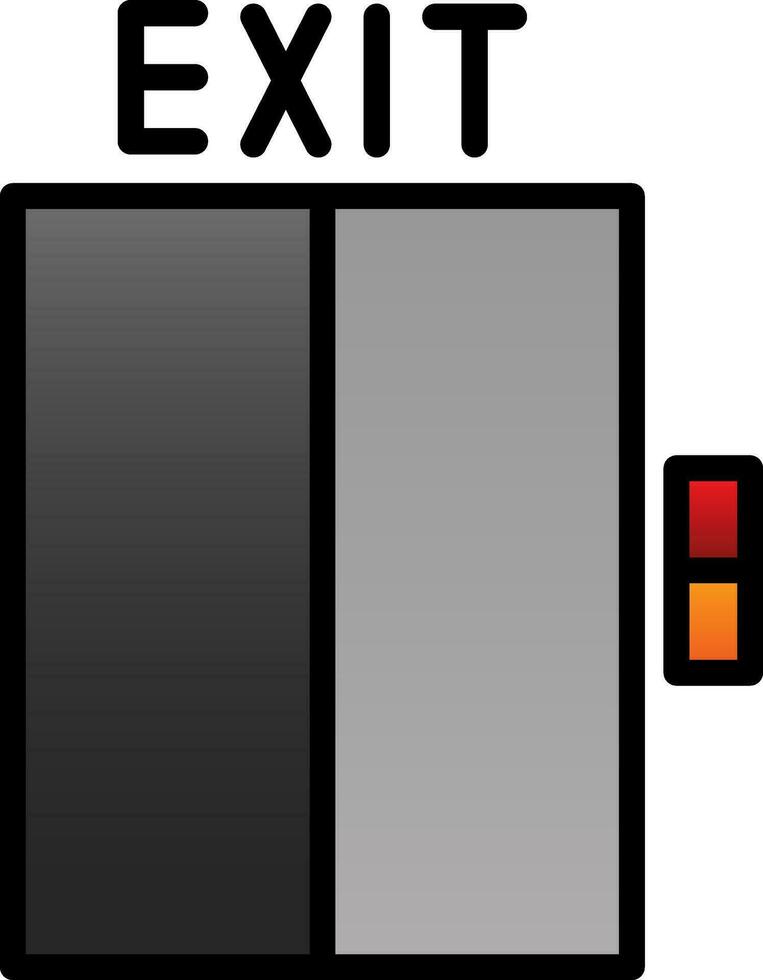 Exit Vector Icon Design