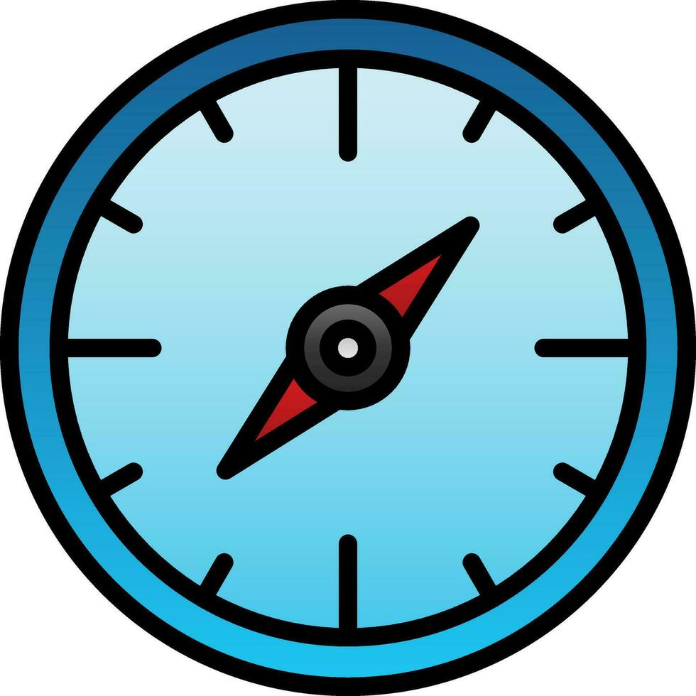 Compass Vector Icon Design