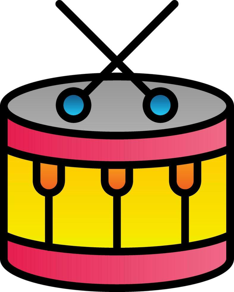 Drum Vector Icon Design