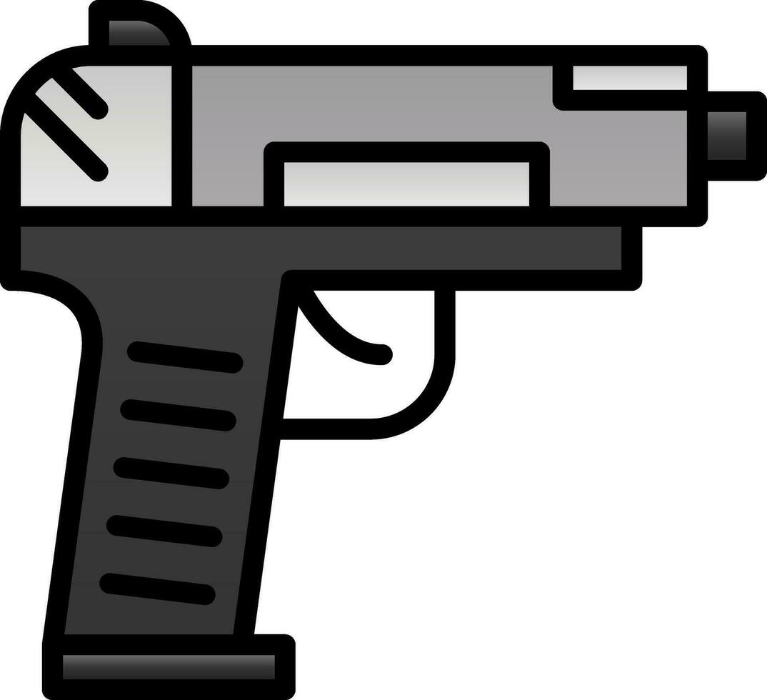 diseño de icono de vector de pistola