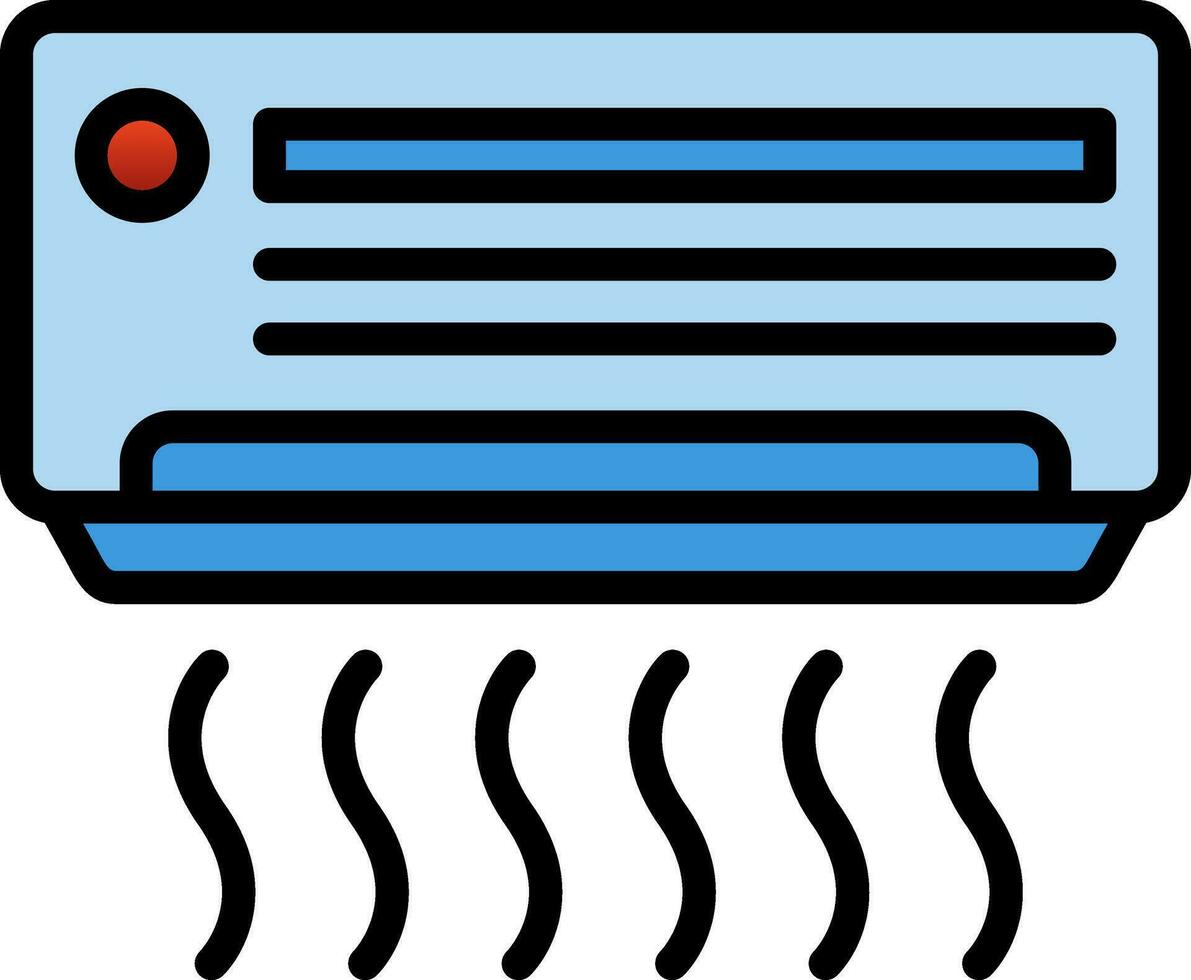 Air Conditioner Vector Icon Design