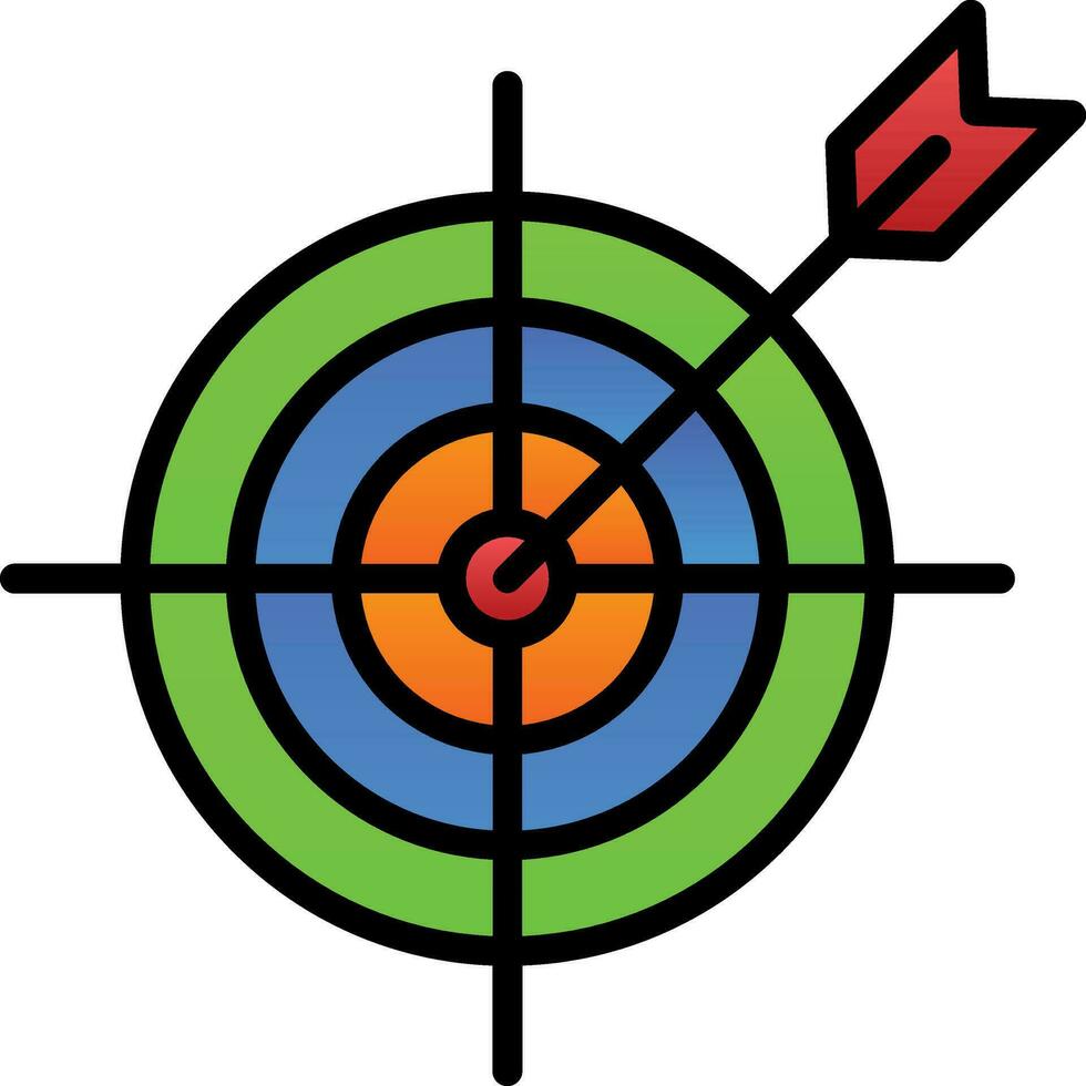 Aim Vector Icon Design