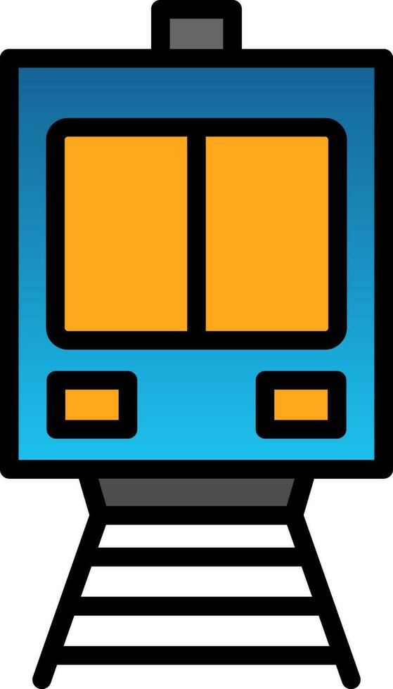 diseño de icono de vector de tren