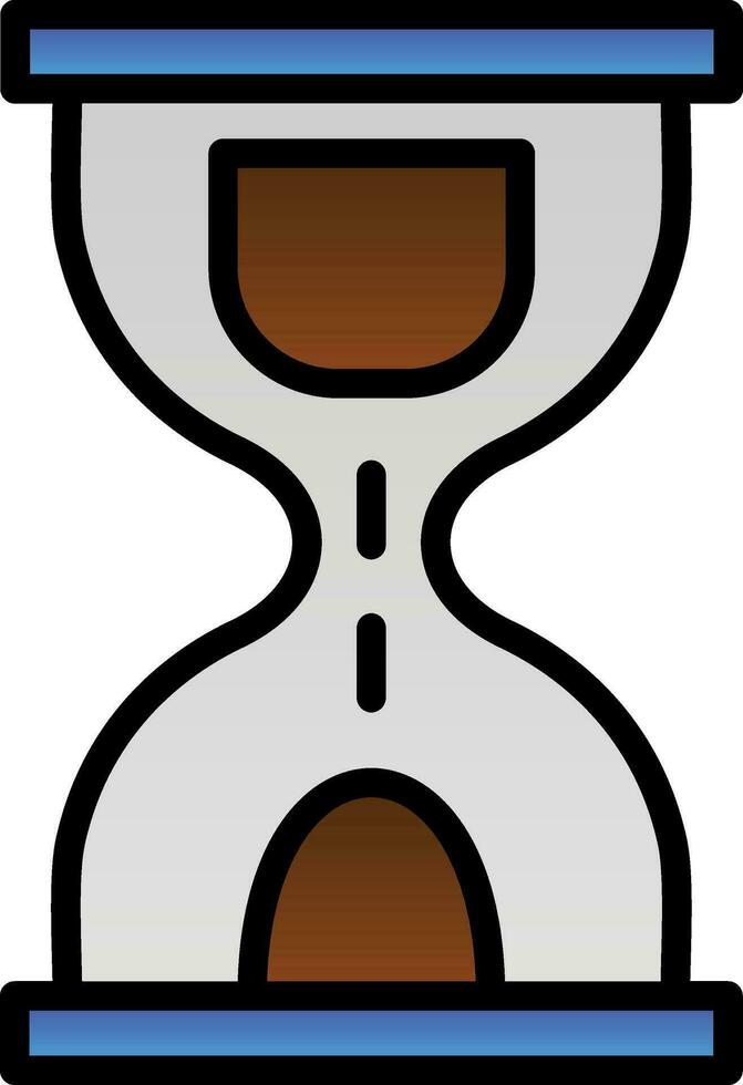 Hourglass Vector Icon Design