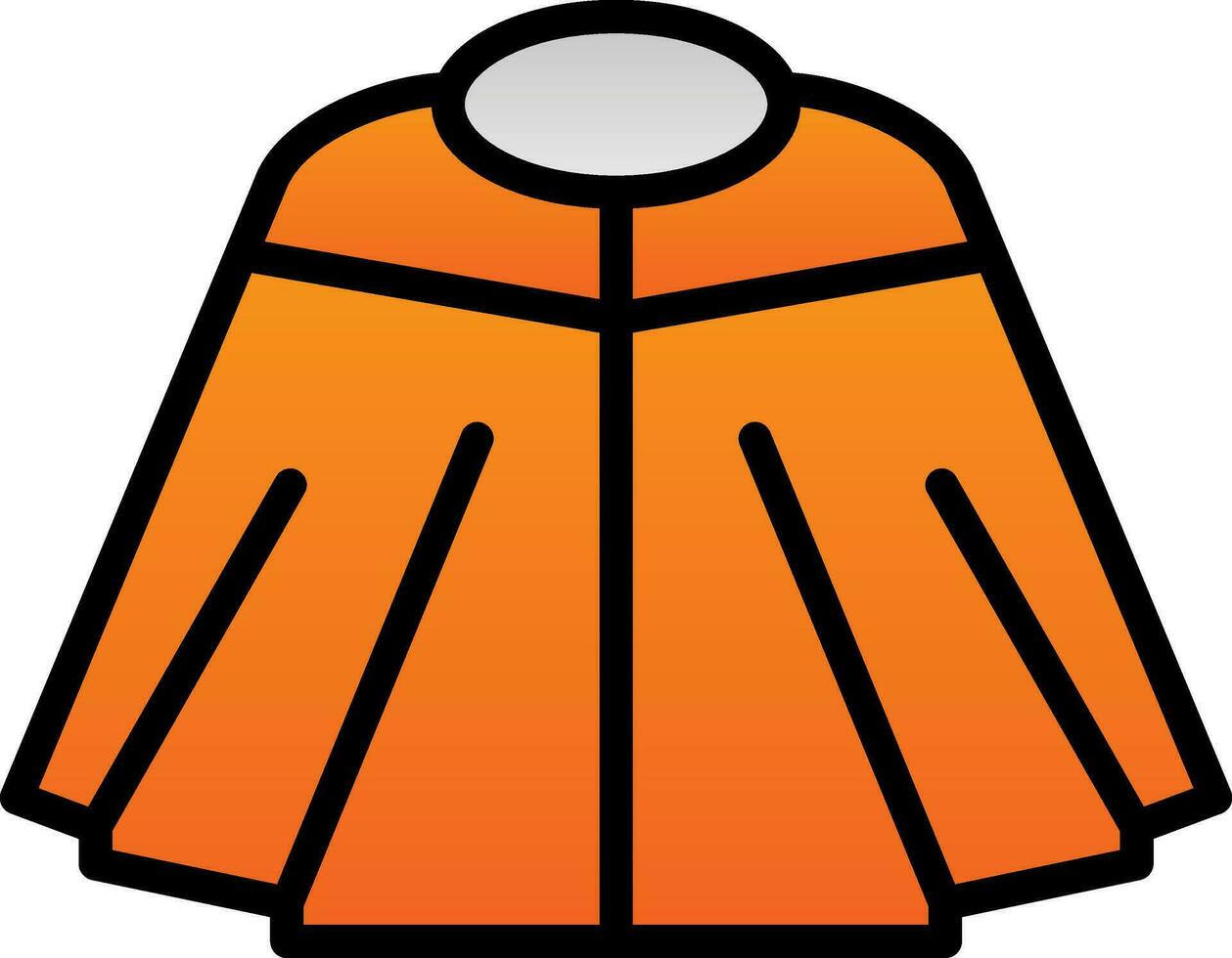 Cloak Vector Icon Design