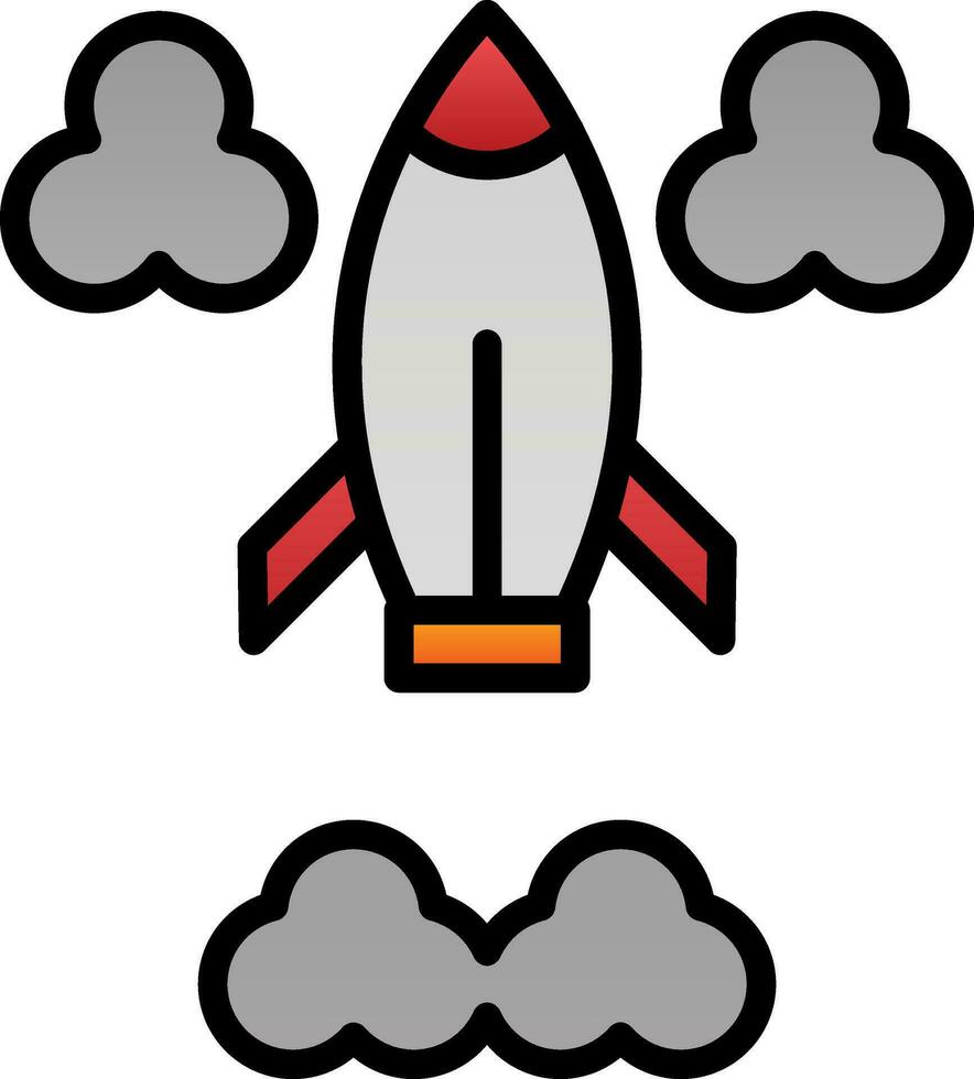 Rocket Vector Icon Design