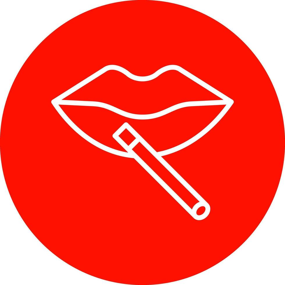 diseño de icono de vector de labios