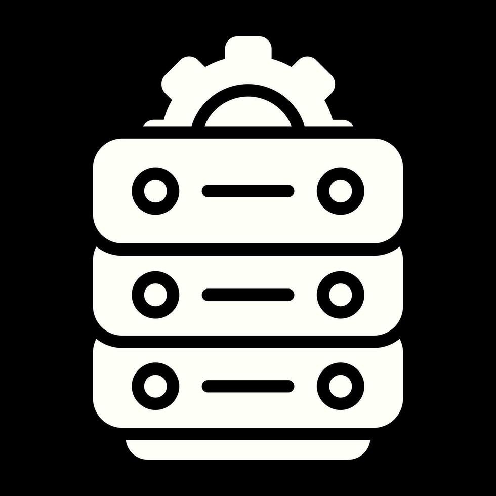 Data Center Maintenance Vector Icon