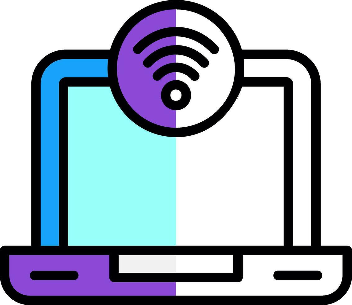 Wifi Signal  Vector Icon Design