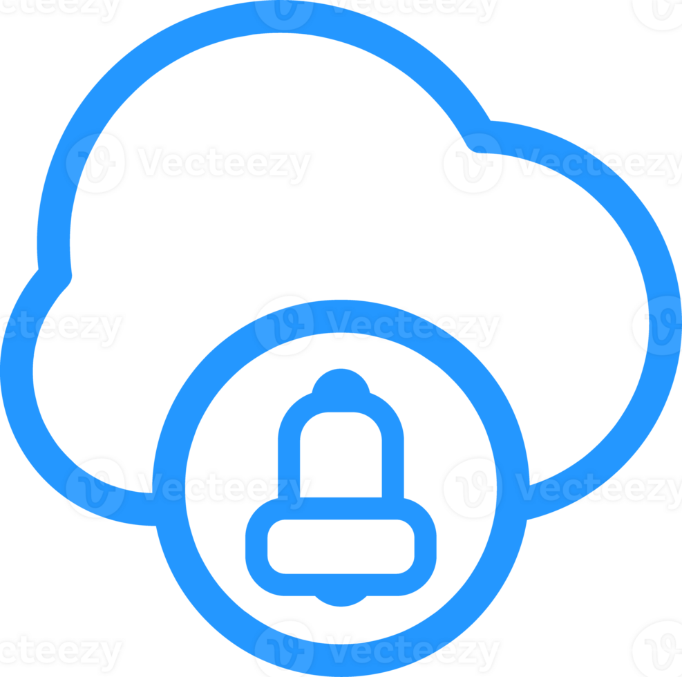 outline cloud data icon png