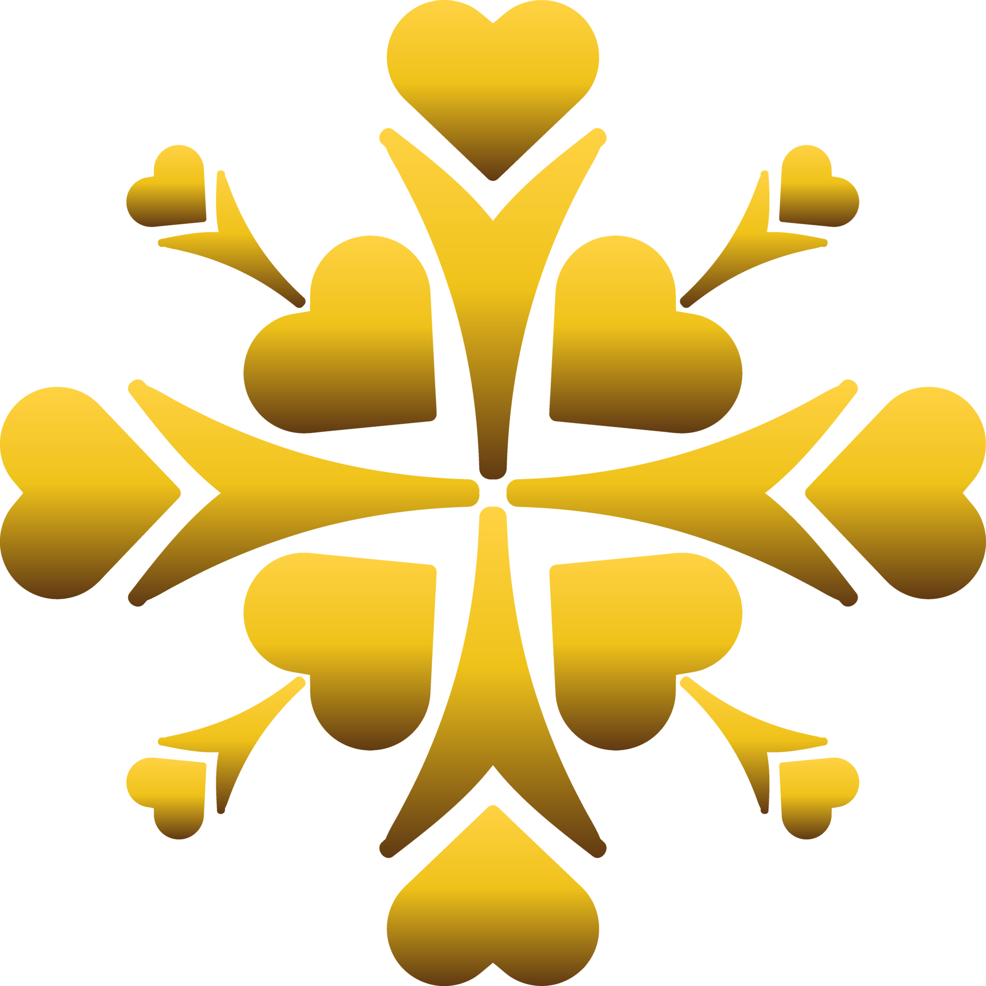 gold love ornament 28041066 PNG