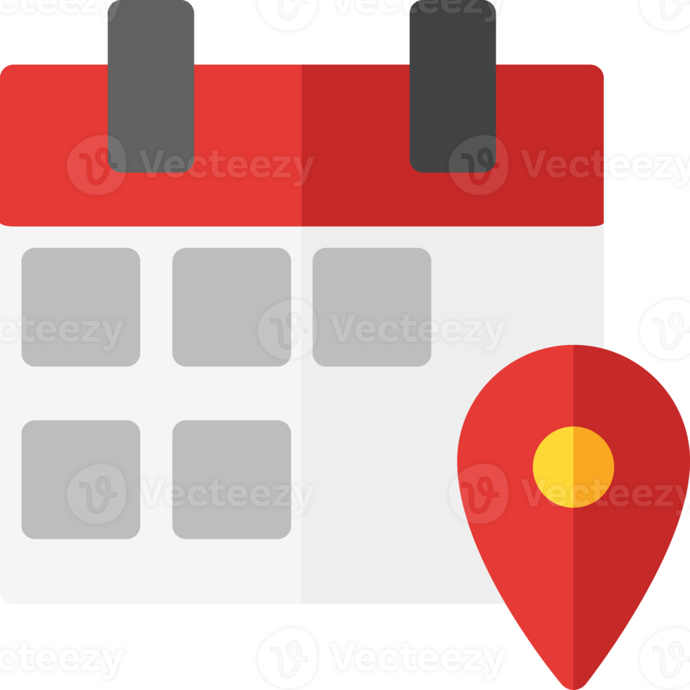 clean simple calendar icon flat style design png