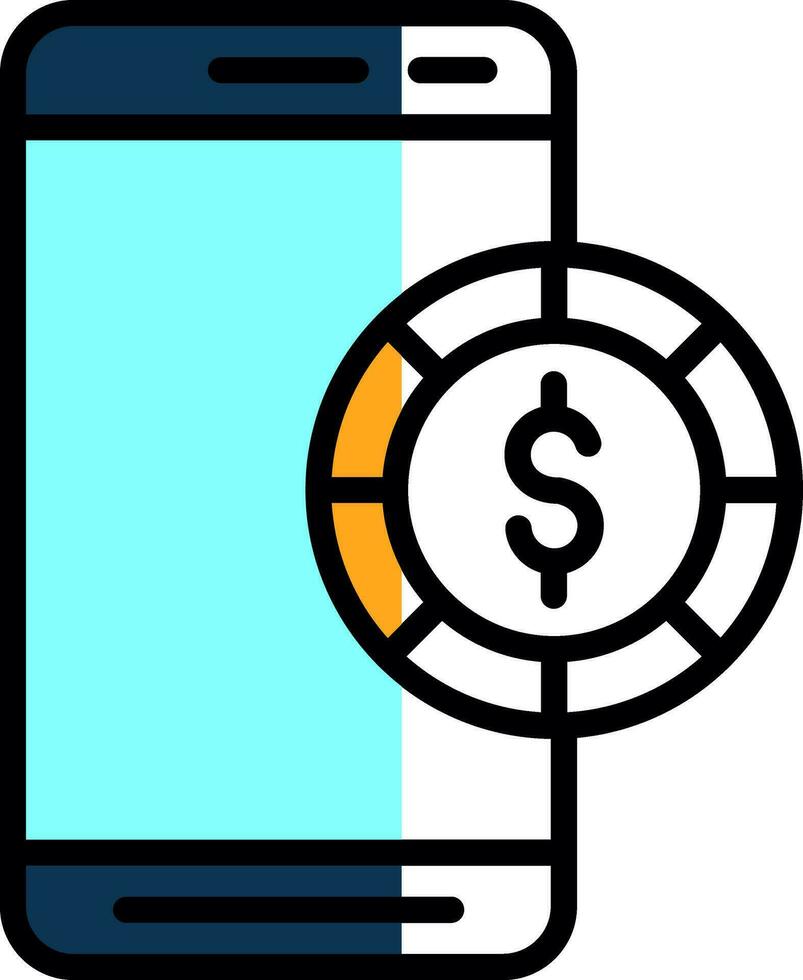 moneda vector icono diseño