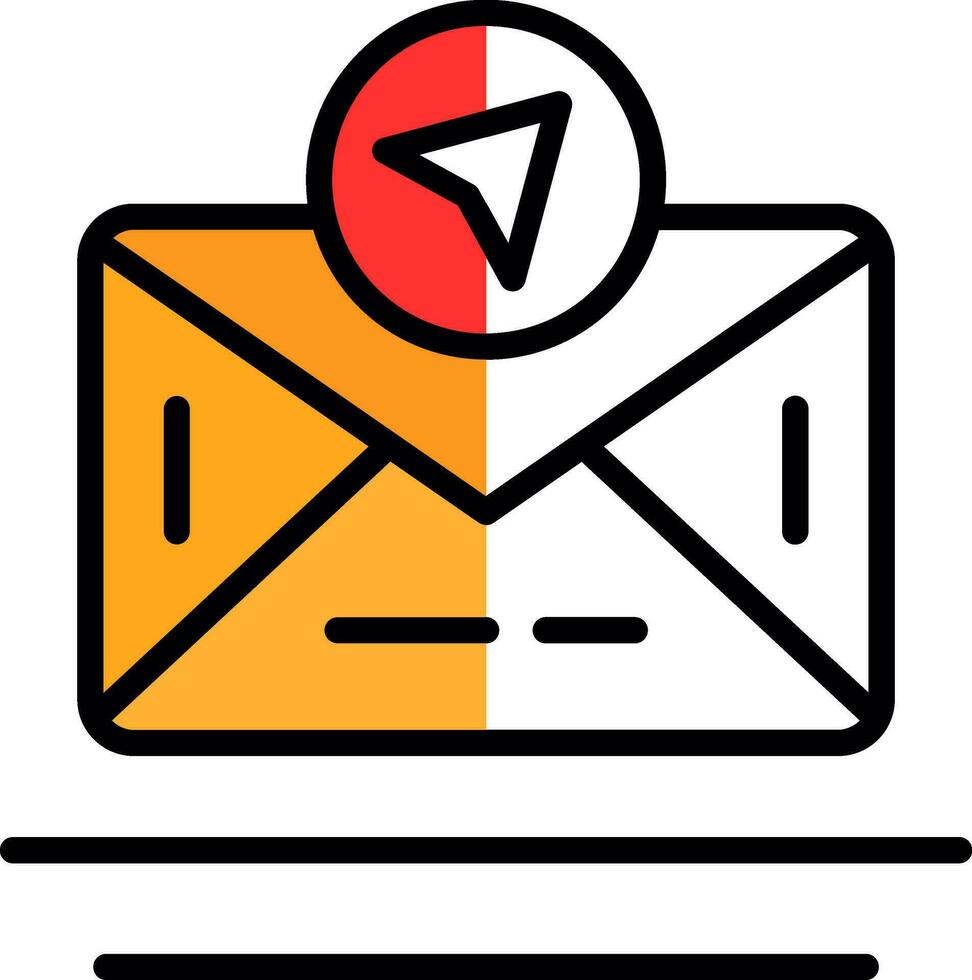 Send Mail  Vector Icon Design