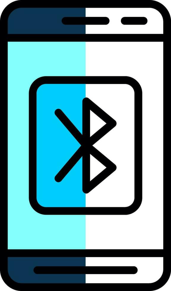 Mobile Bluetooth  Vector Icon Design