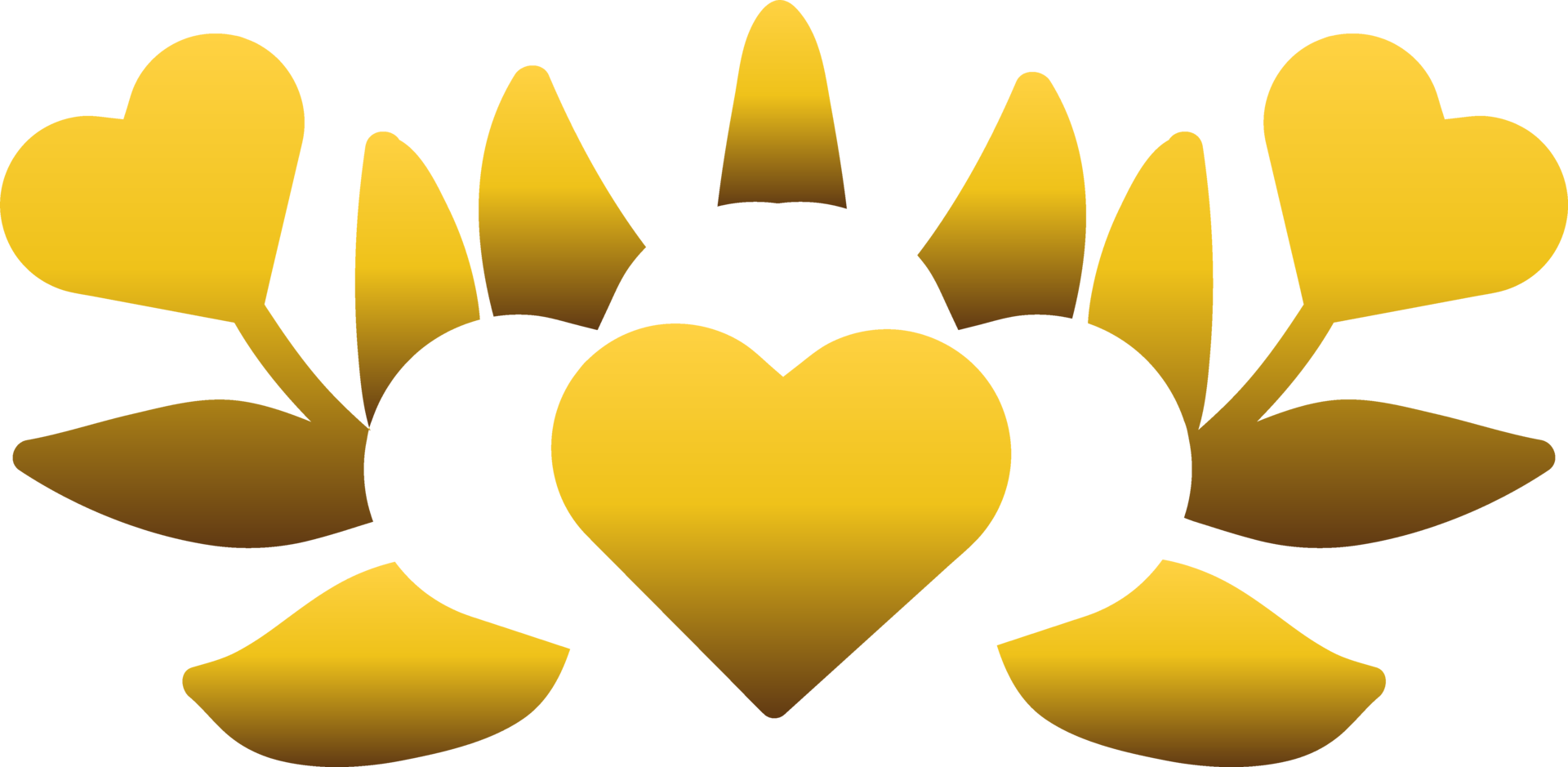 gold love ornament 28041219 PNG