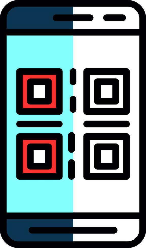 Qr Code  Vector Icon Design