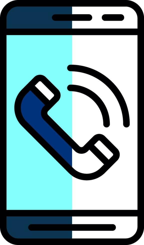 Mobile Call  Vector Icon Design