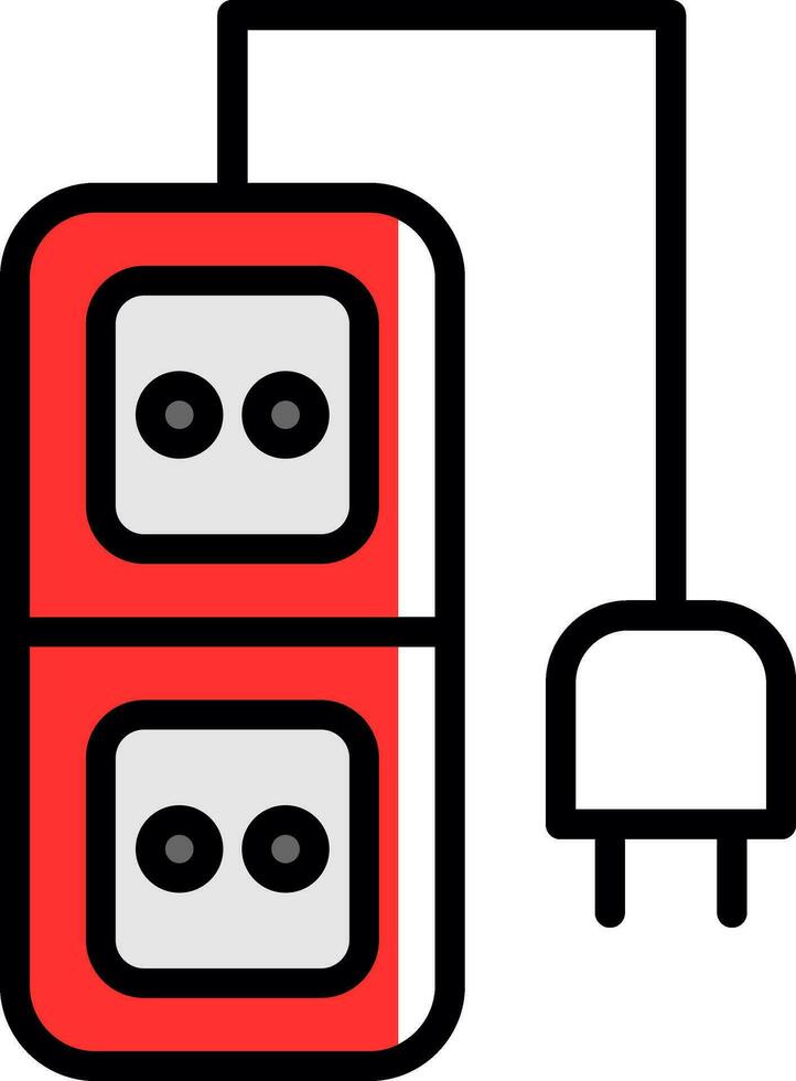 eléctrico enchufe vector icono diseño