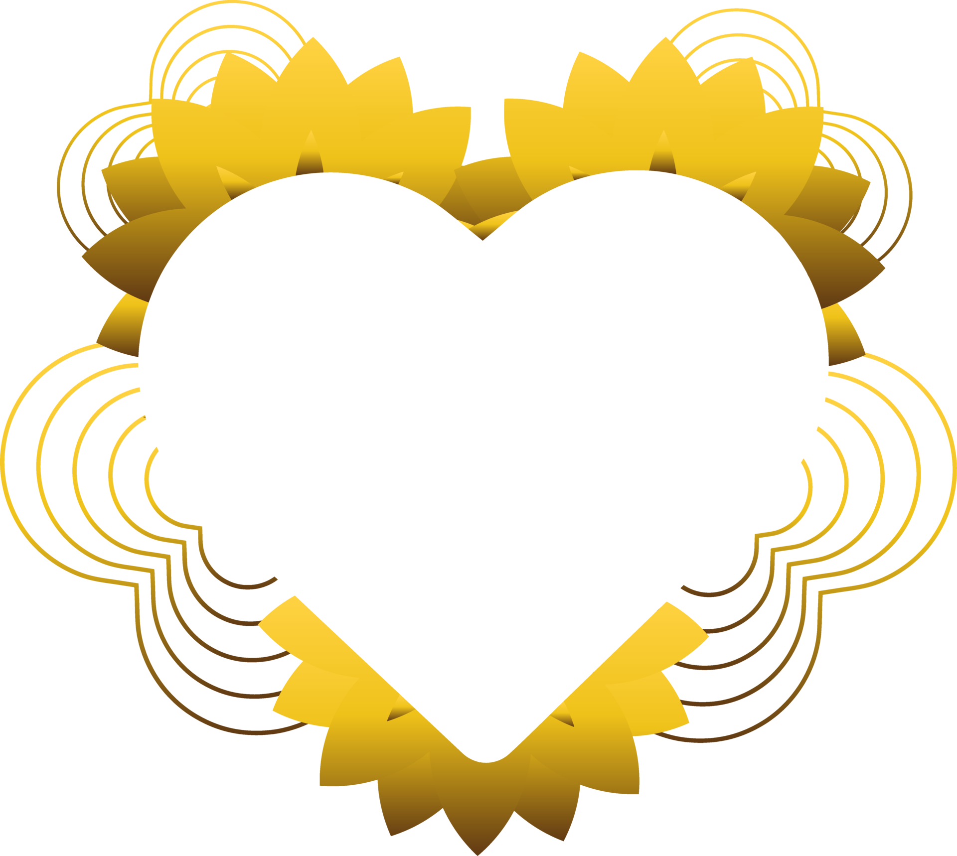 gold love ornament 28041469 PNG