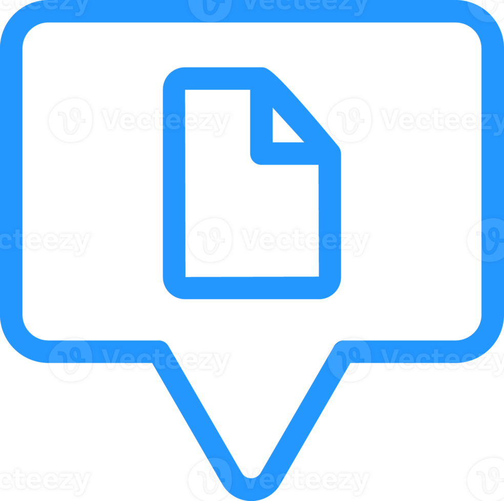 outline talk bubble icon png