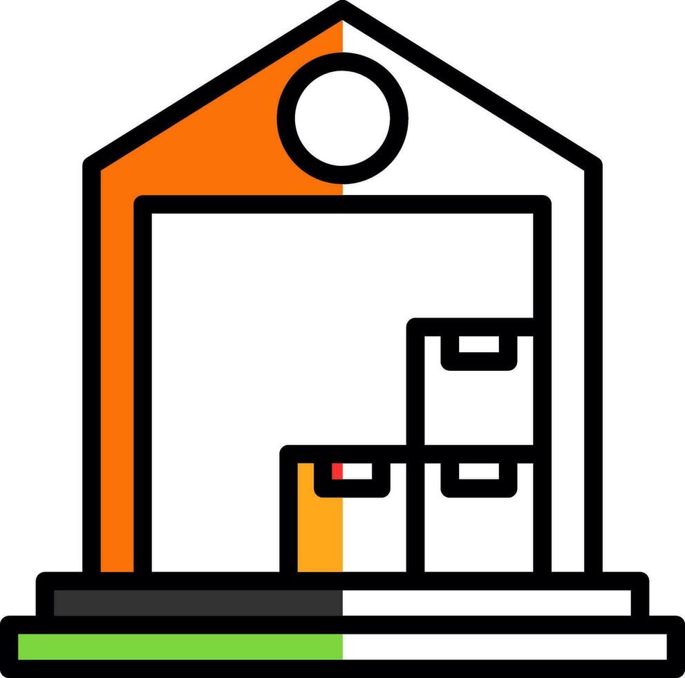 Warehouse  Vector Icon Design