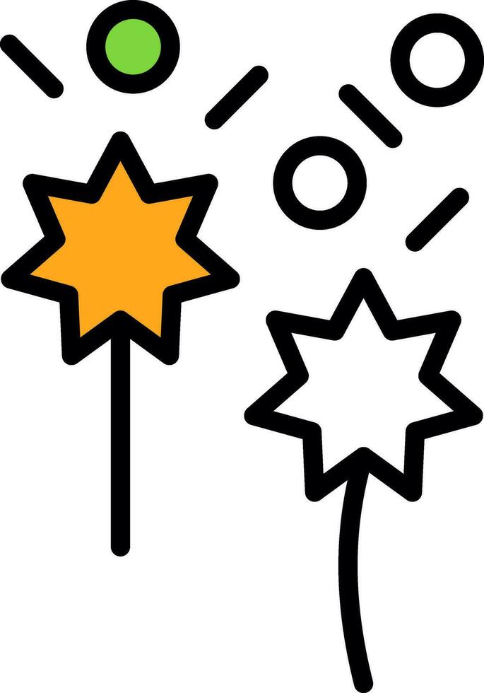 Firework  Vector Icon Design