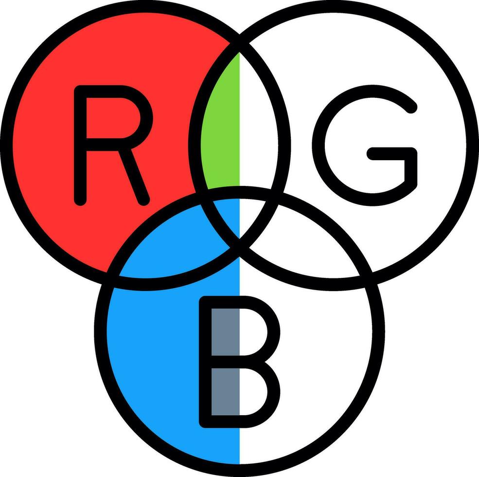 rgb vector icono diseño