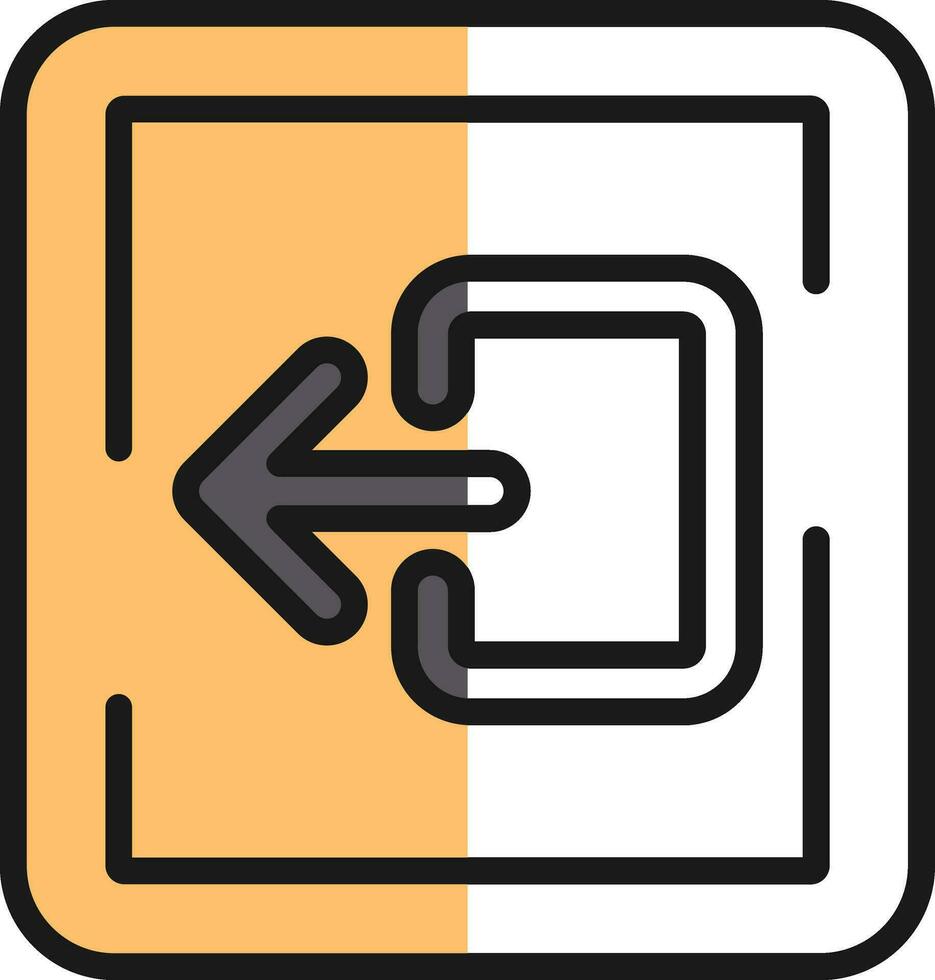 Logout Vector Icon Design