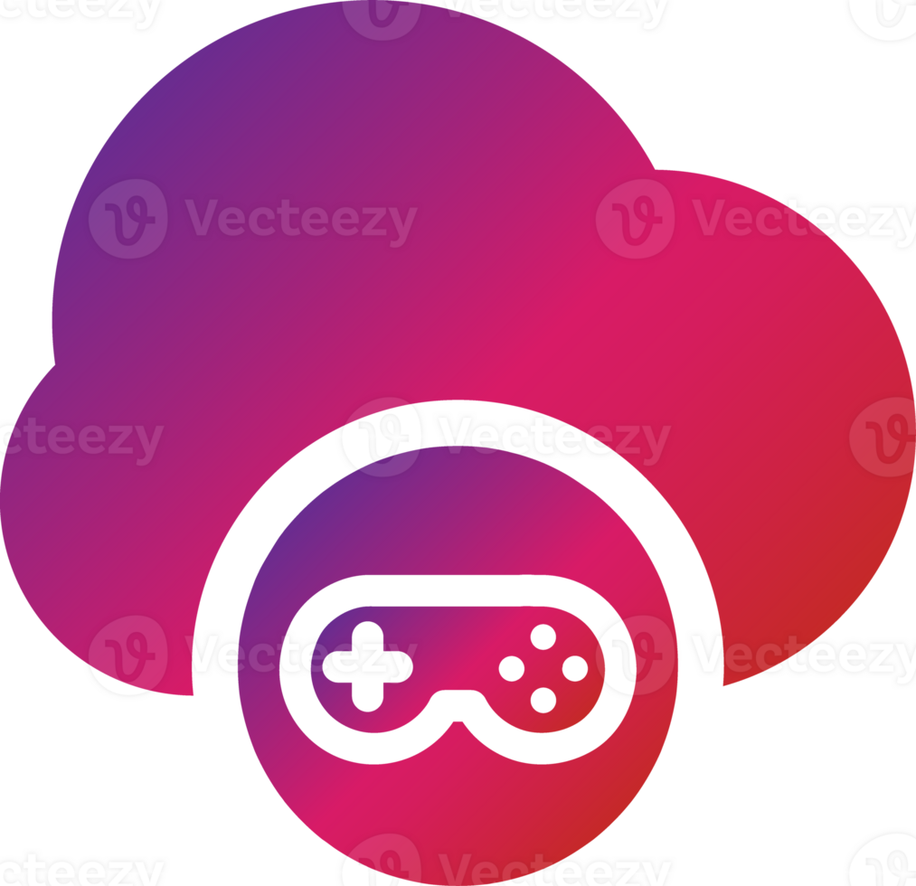 gradient style cloud icon png