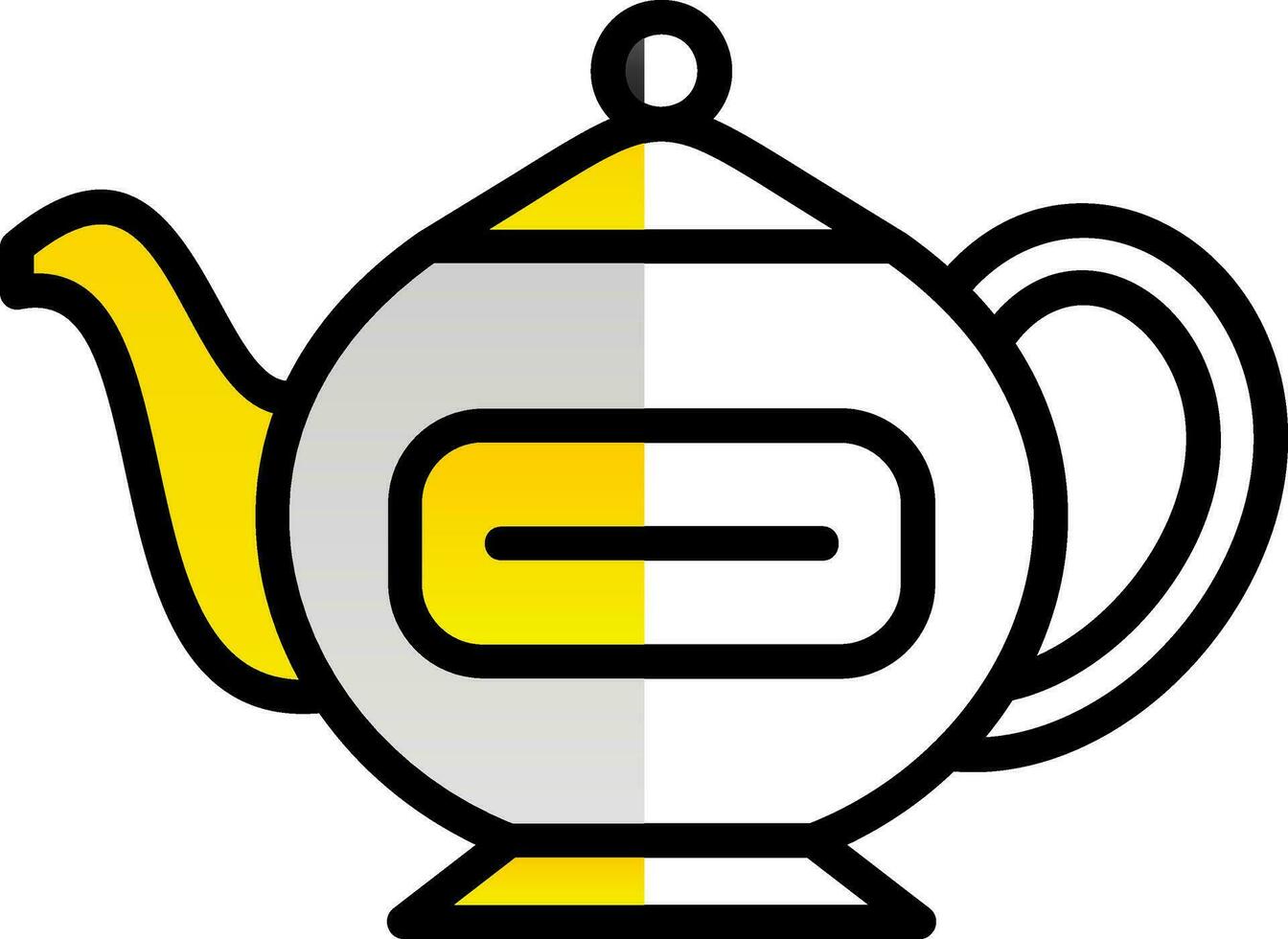 Teapot Vector Icon Design