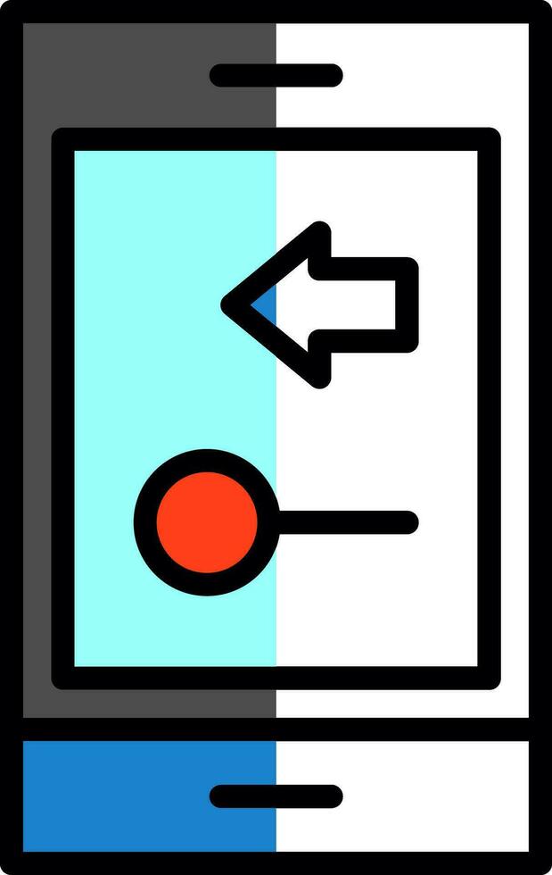 Swipe Vector Icon Design