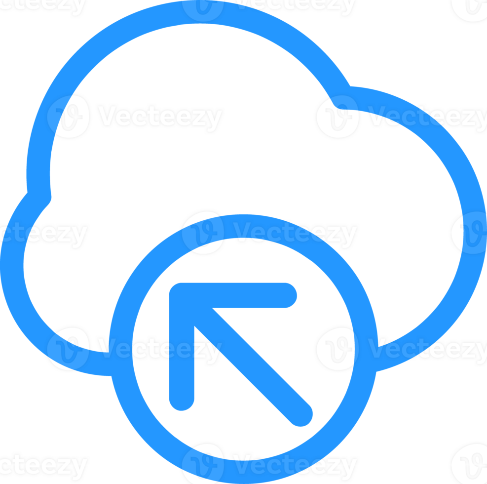 outline cloud data icon png