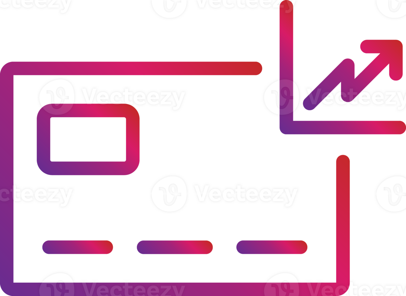 outline gradient payment icon png