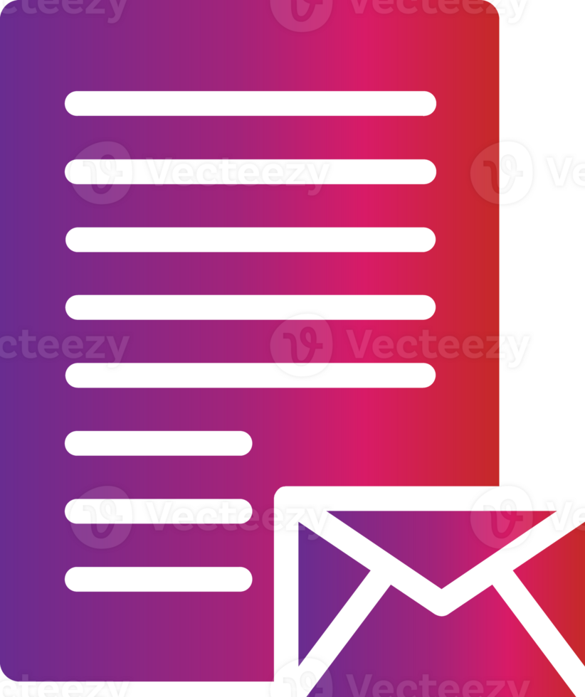 gradient style letter icon png