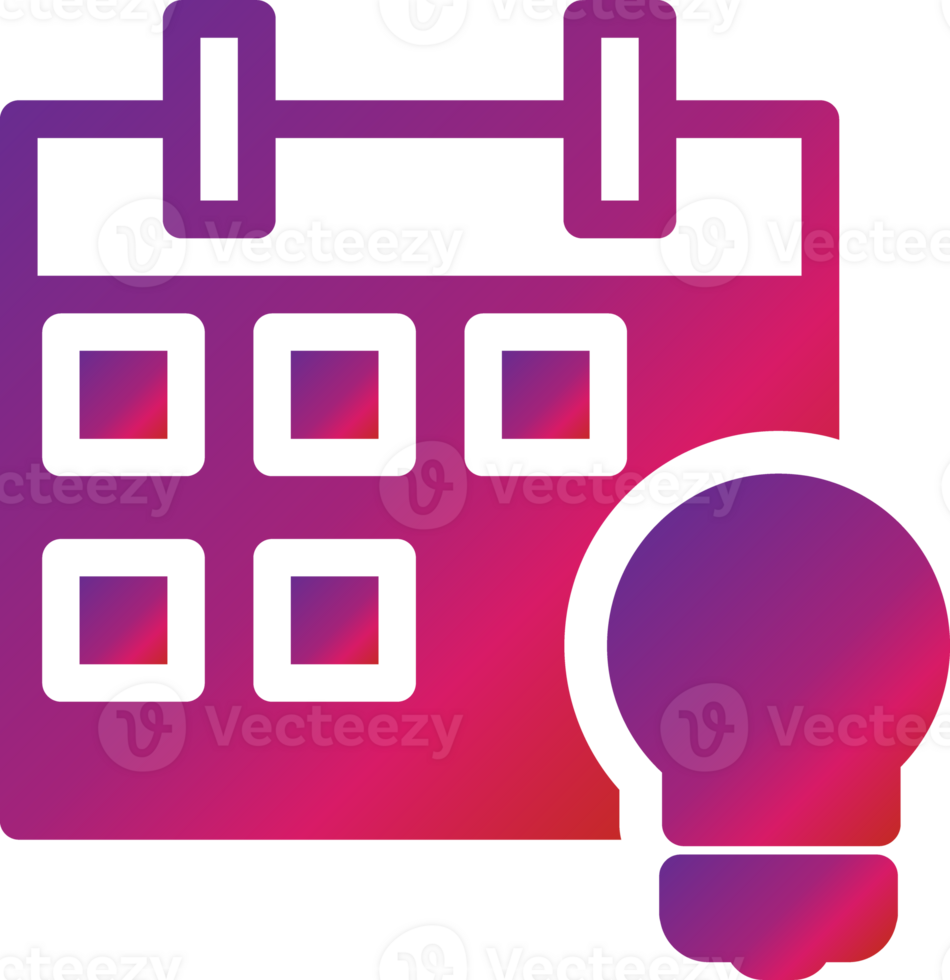calendar icon gradient style png