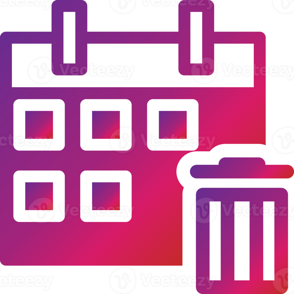 calendar icon gradient style png