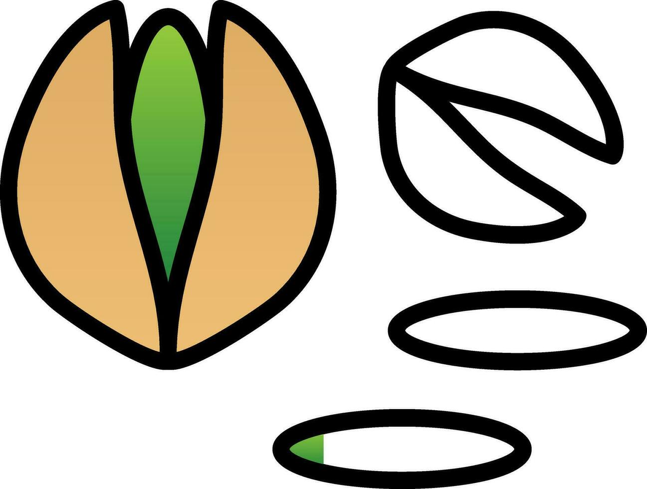 Pistachio Vector Icon Design