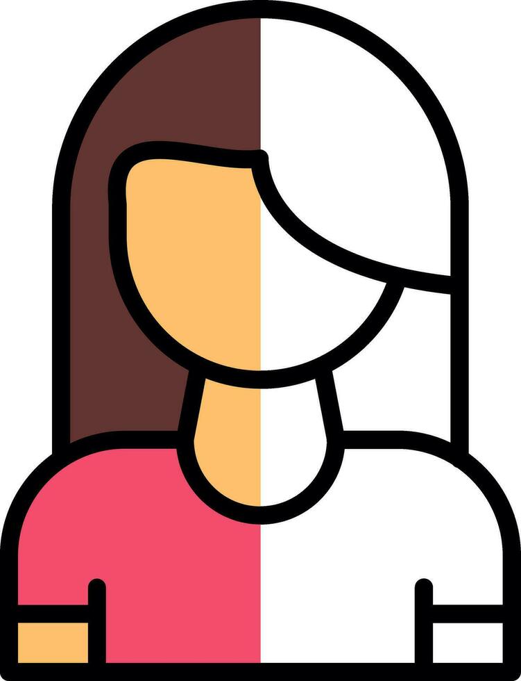 diseño de icono de vector de mujer