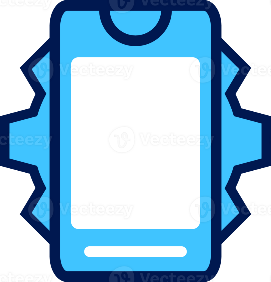 flat style smartphone icon png