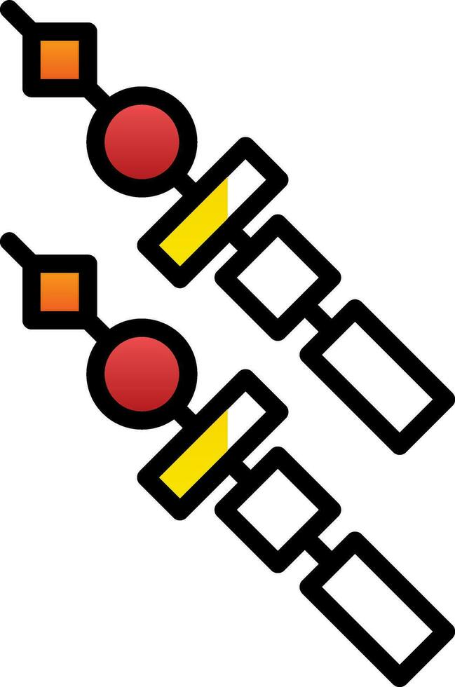 Kebab Vector Icon Design