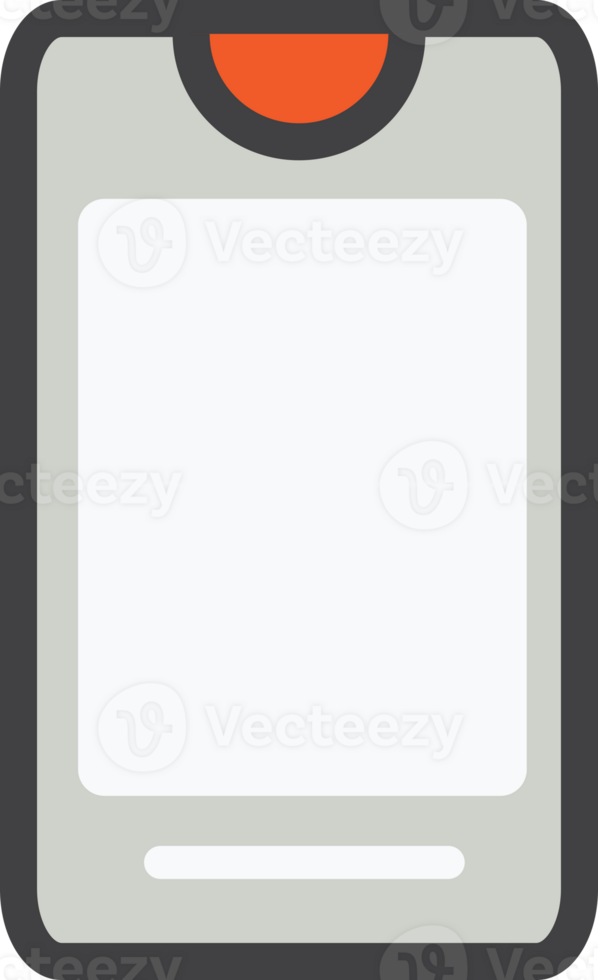 flat style smartphone icon png