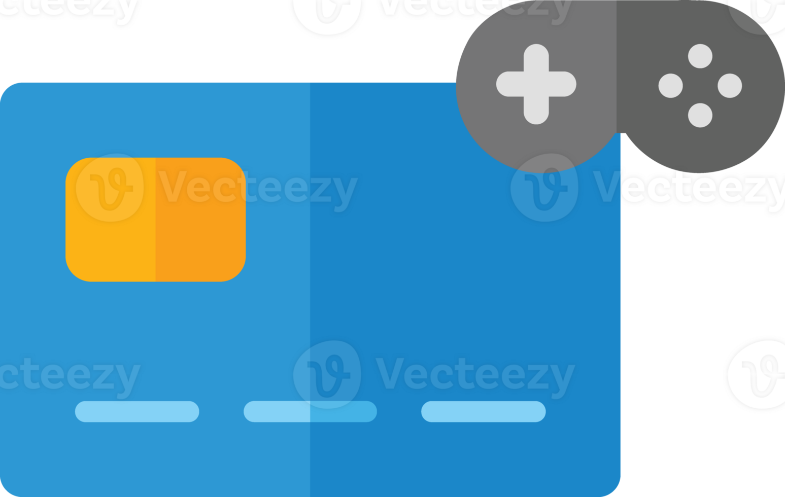 card payment icon. flat style design png