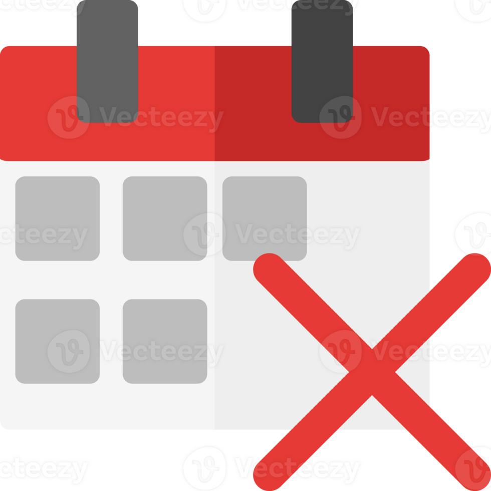 clean simple calendar icon flat style design png