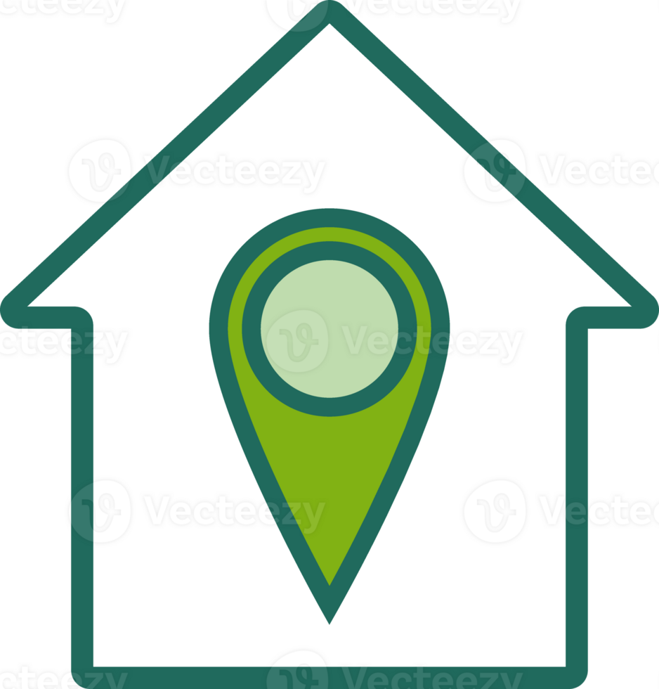 flat style home icon png